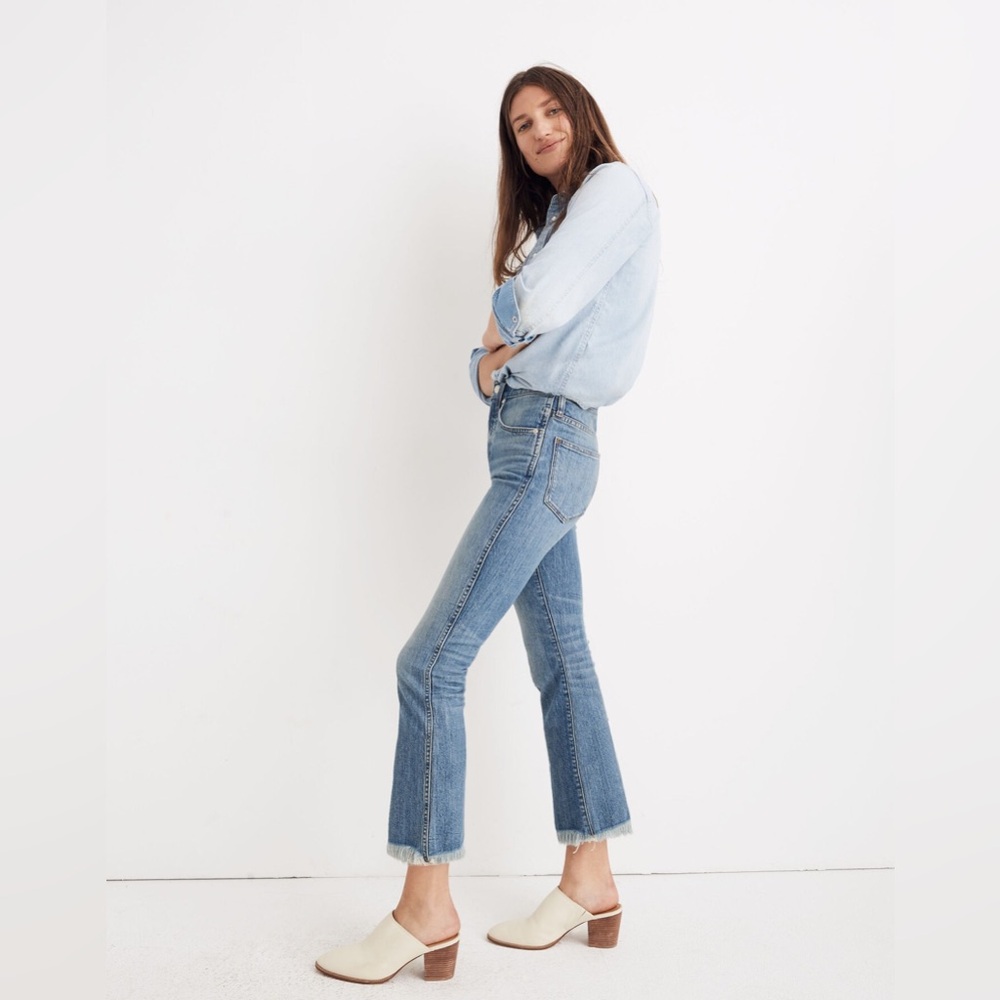Madewell Petite Cali Demi-Boot Jeans in Comfort Stretch: Eco Edition
